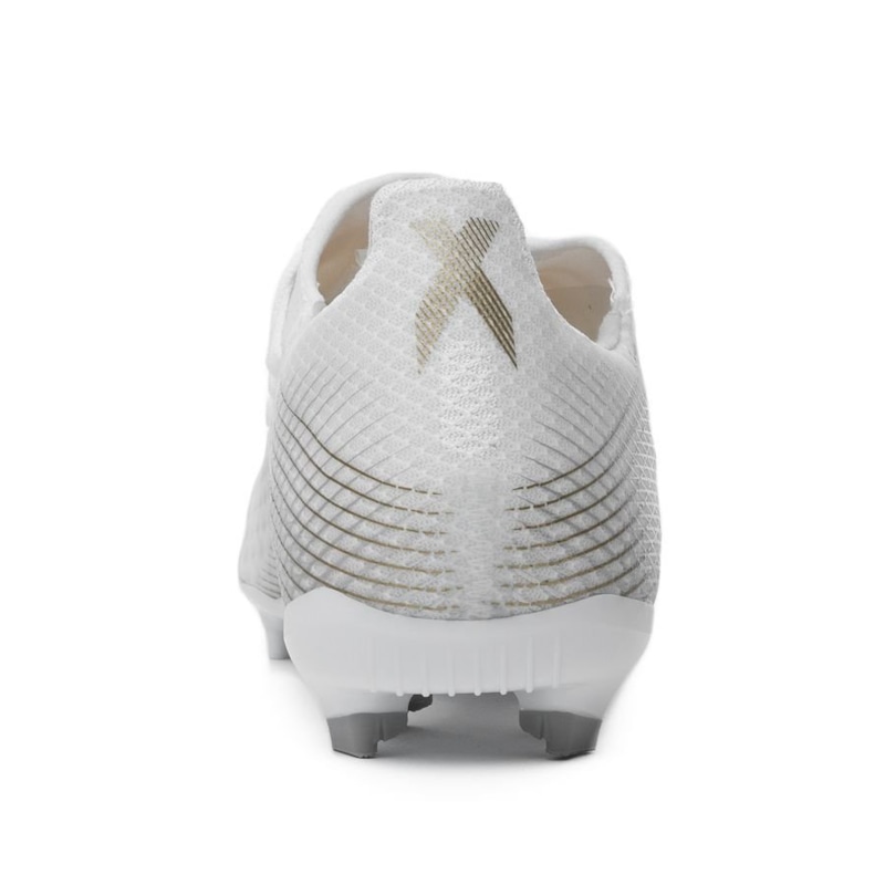 adidas X Ghosted .3 FG/AG Inflight - Footwear White/Metallic Gold/Silver Metallic